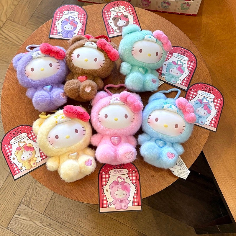 Teddy Pajamas Series Plush Pendant BLIND BOX Series Figures