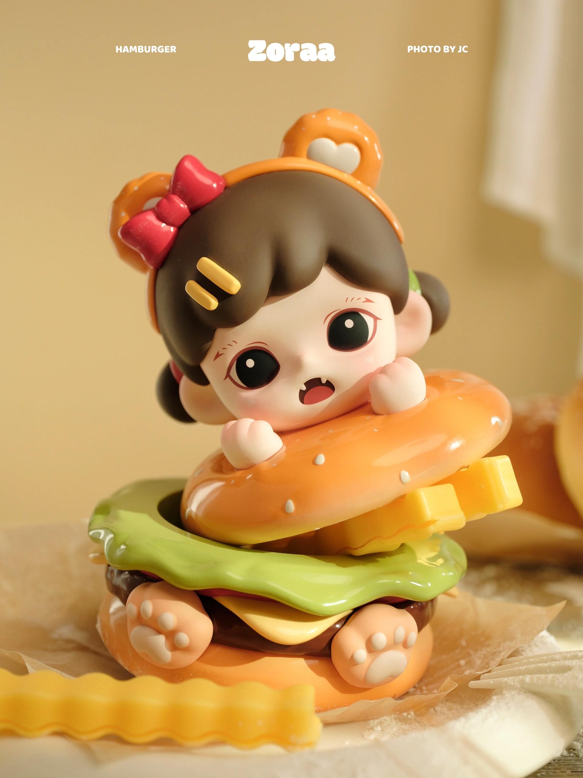 Zoraa HAMBURGER Series Figures