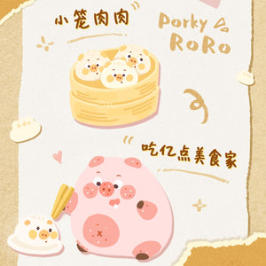 Porky RoRo Food Transformatior Series Blind Box Figures