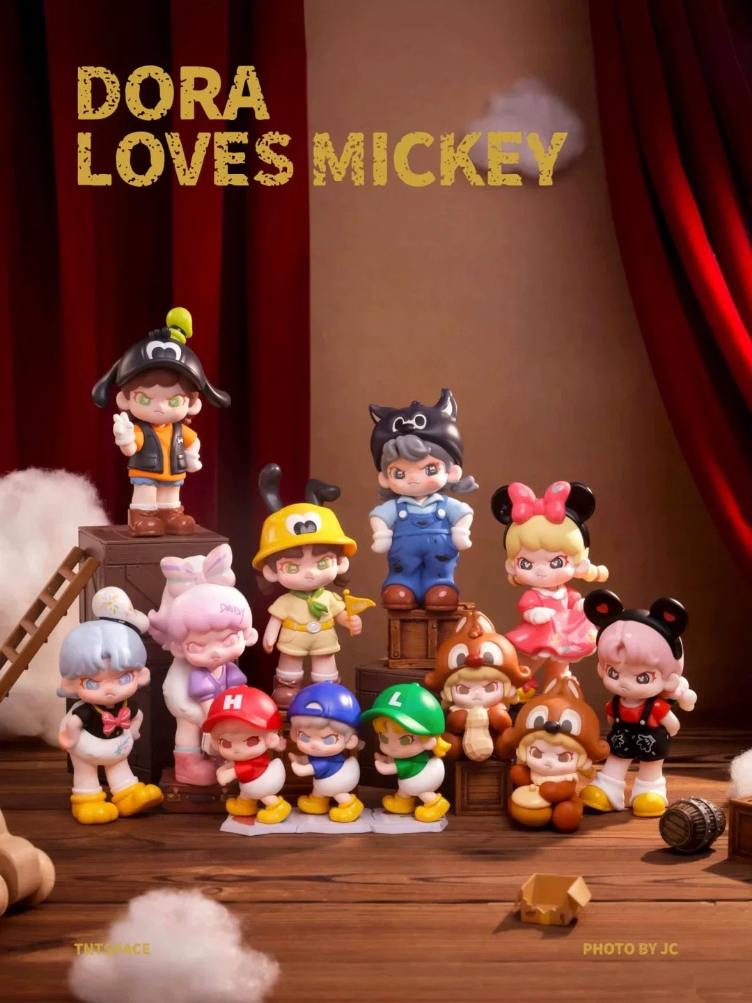 DORA loves Mickey BLIND BOX Series Figures
