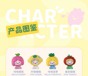 RiCO - HAPPY FRIENDS with ME everywhere - in the FRUIT BASKET BLIND BOX Series Figures