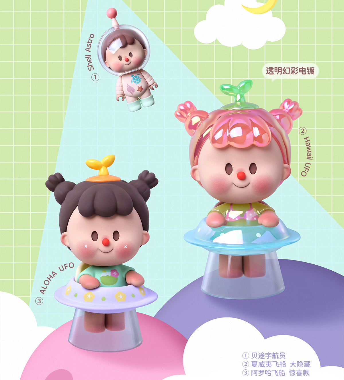 DuoDuoMel-DUODUO SPACE Series Blind Box Figures