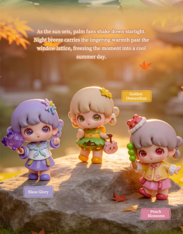 Yooie Seasons Fireworks Series Blind Box Figures