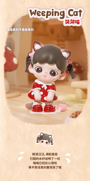 Zoraa Meow Cat Face mini BLIND BOX Series Figures