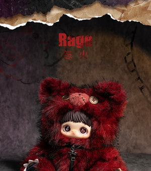 MayMei-Rebel Doll Backpack Series Plush Doll BLIND BOX Series Figures