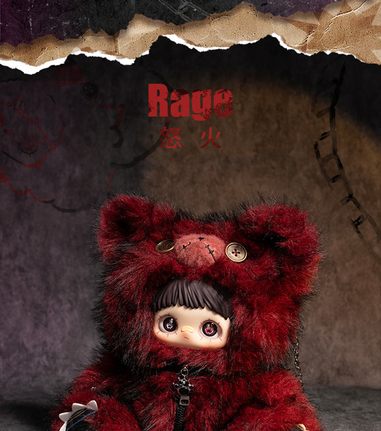 MayMei-Rebel Doll Backpack Series Plush Doll BLIND BOX Series Figures