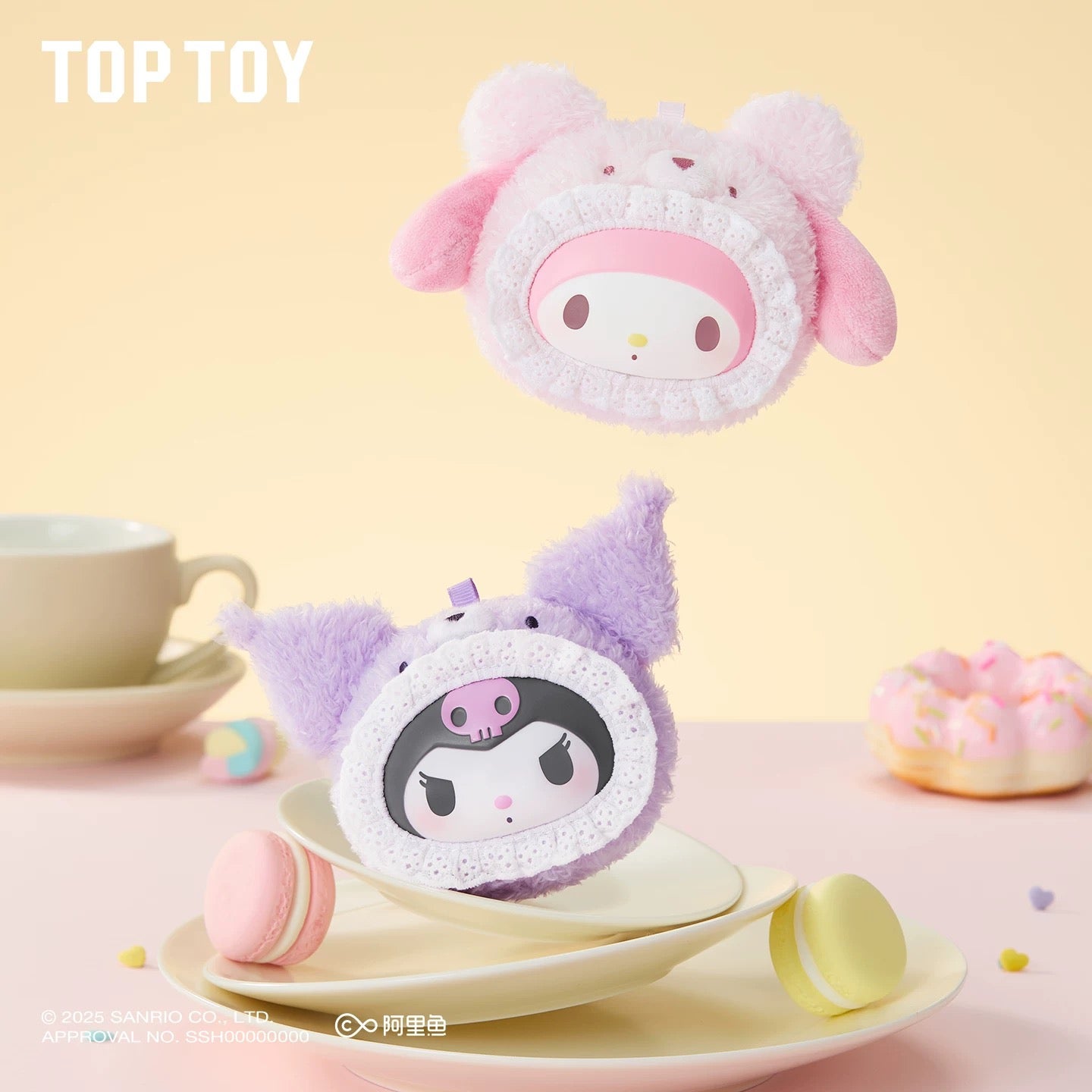 characters Fluffy Teddy Bear Series Vinyl Plush Pendant BLIND BOX Series Figures