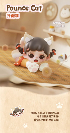 Zoraa Meow Cat Face mini BLIND BOX Series Figures