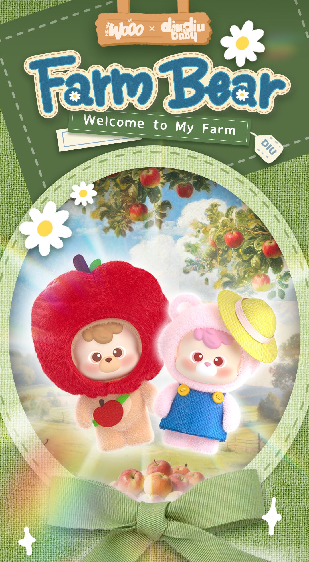 diudiu baby honey farm BLIND BOX Series Figures