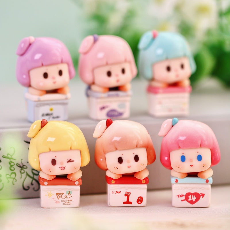 Buer Furui Hour Limited Edition Cute Particle BLIND BOX Series Figures