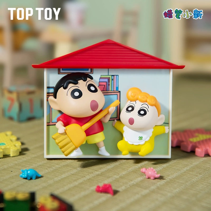 CRAYON SHINCHAN Nohara Family BLIND BOX Series Figures