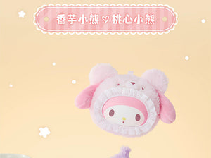 characters Fluffy Teddy Bear Series Vinyl Plush Pendant BLIND BOX Series Figures