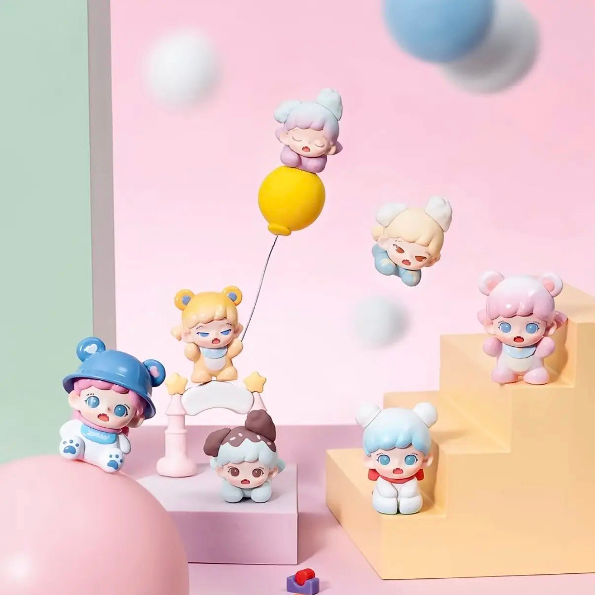 Zoraa Tiny Kinder-garten mili BLIND BOX Series Figures