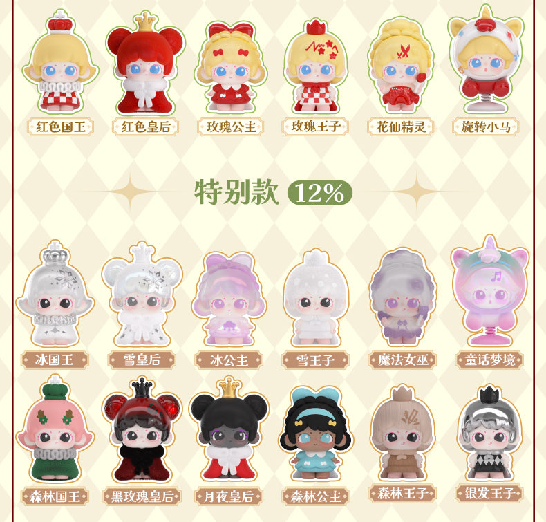 LANCY LULU black fairy tales Series Blind Box Figures