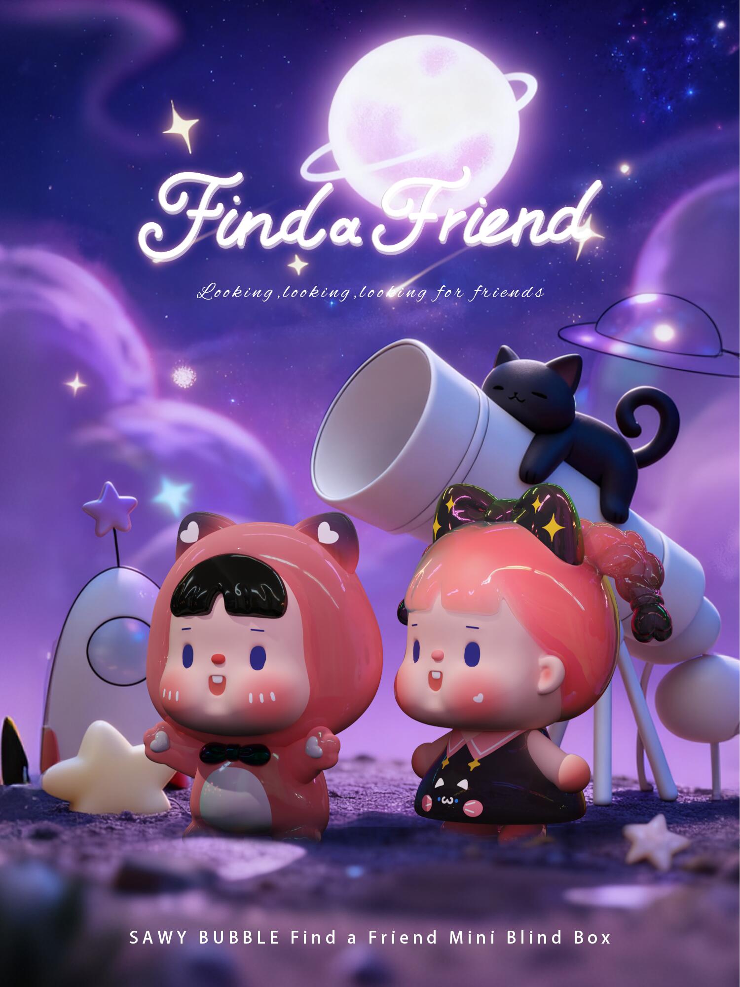 SAWY Looking for Friends BLIND BOX Series Figures