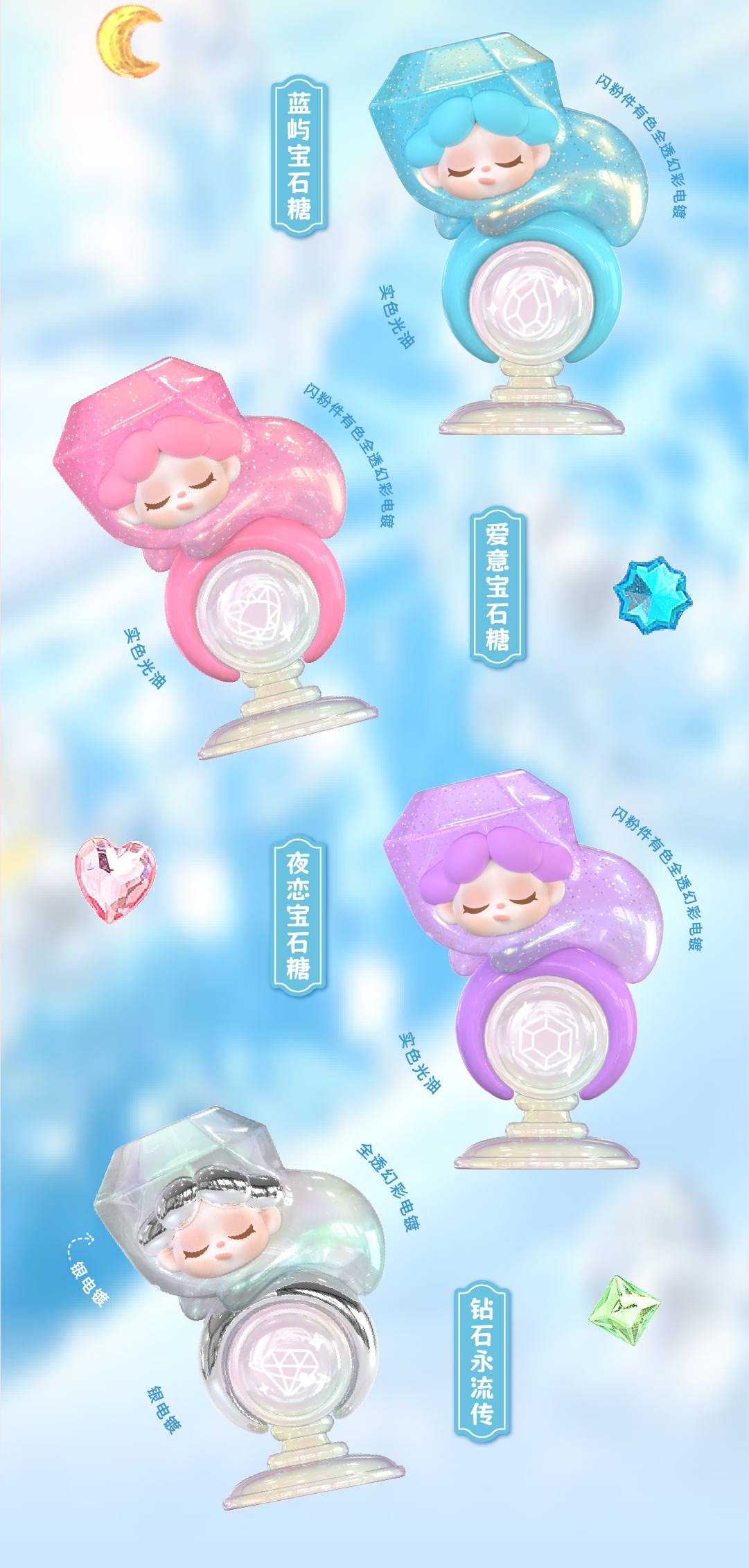 Wendy-Dream whisper feries ring Series Beans Blind Bag