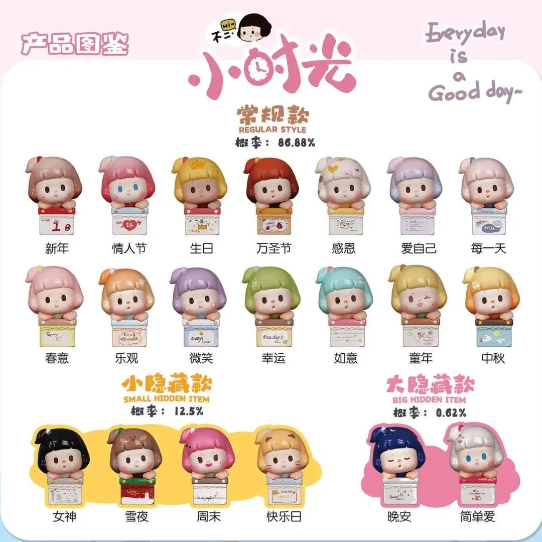 Buer Furui Hour Limited Edition Cute Particle BLIND BOX Series Figures