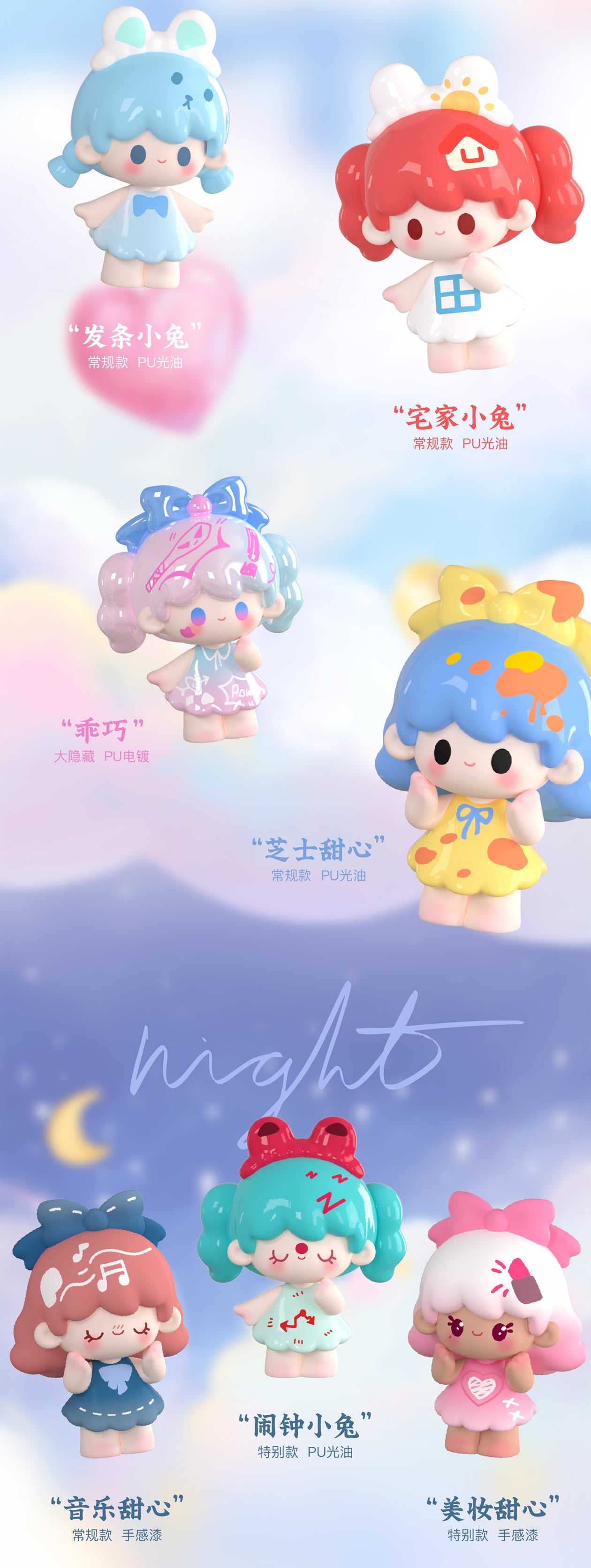 UU TIME TRAVEL BLIND BOX Series Figures