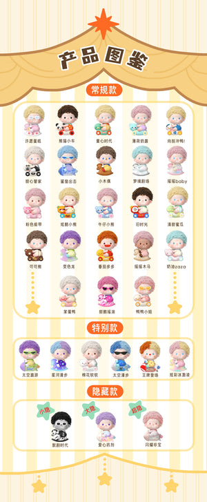 ZAZA &MAOQ toy car Series Blind Box Figures