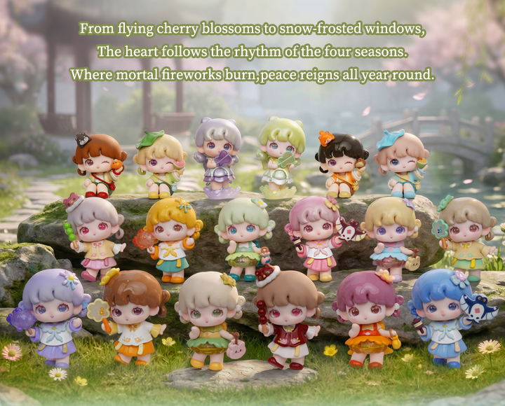 Yooie Seasons Fireworks Series Blind Box Figures