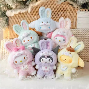 characters Elf Bunny Series Plush Pendant BLIND BOX Series Figures
