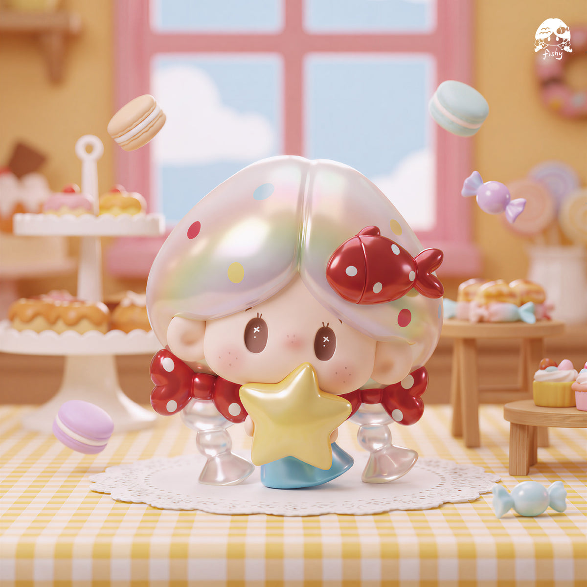 Fishy Hello Little Fish · Secret Girlish Hearts Series Beans Blind Bag