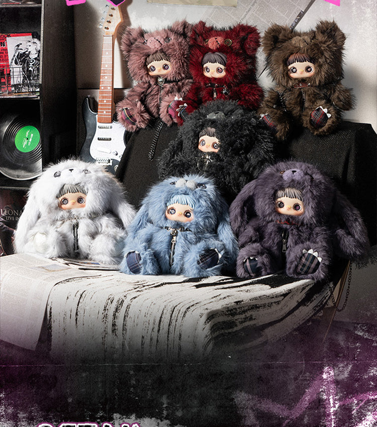 MayMei-Rebel Doll Backpack Series Plush Doll BLIND BOX Series Figures