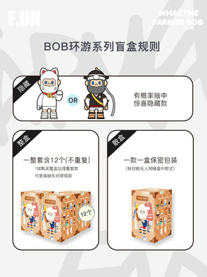 BOB THE MEANING OF TRAVELING Series Blind Box Figures