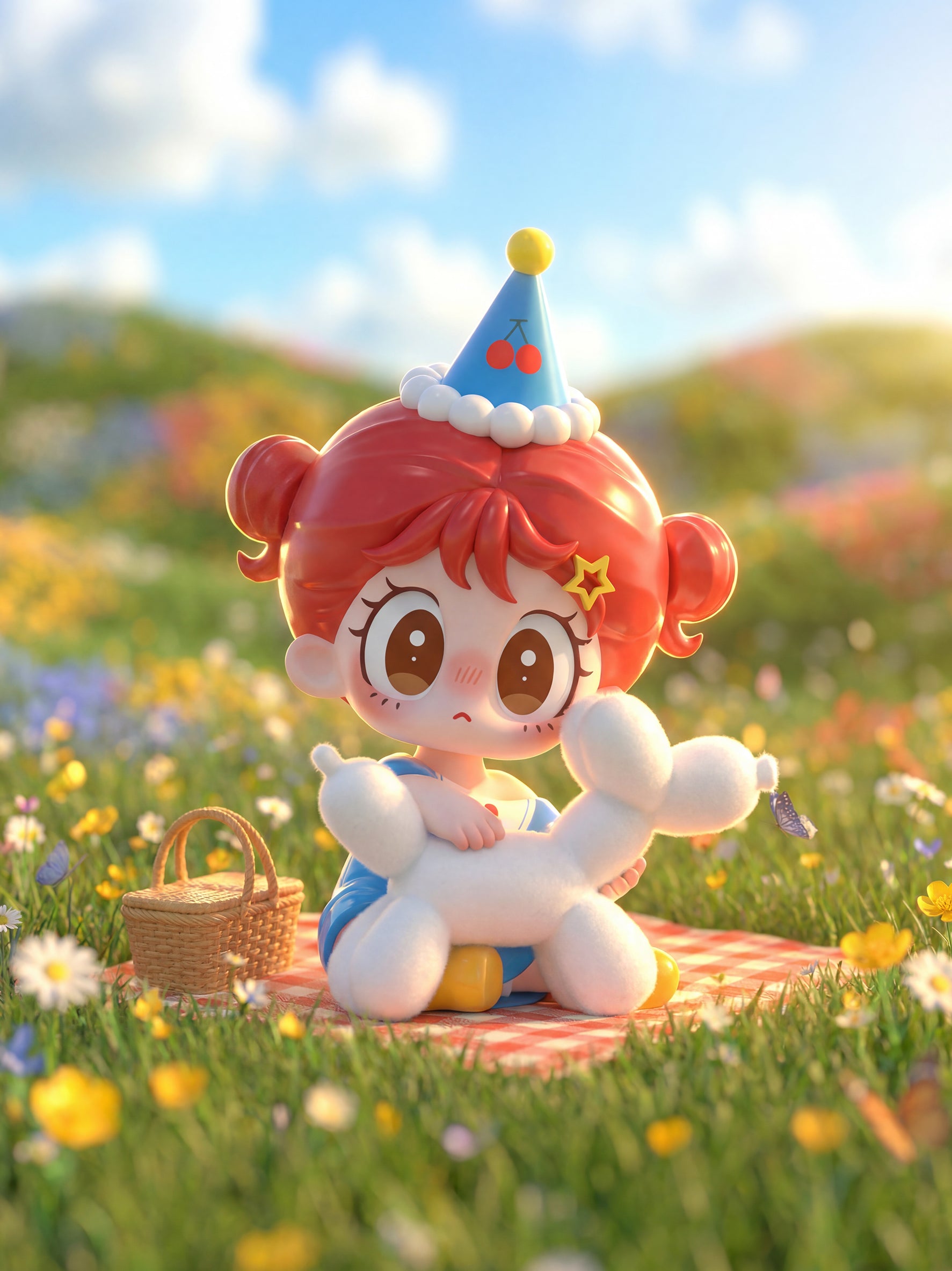 Baby Mila-Rainbow Puppy Party Series Blind Box Figures