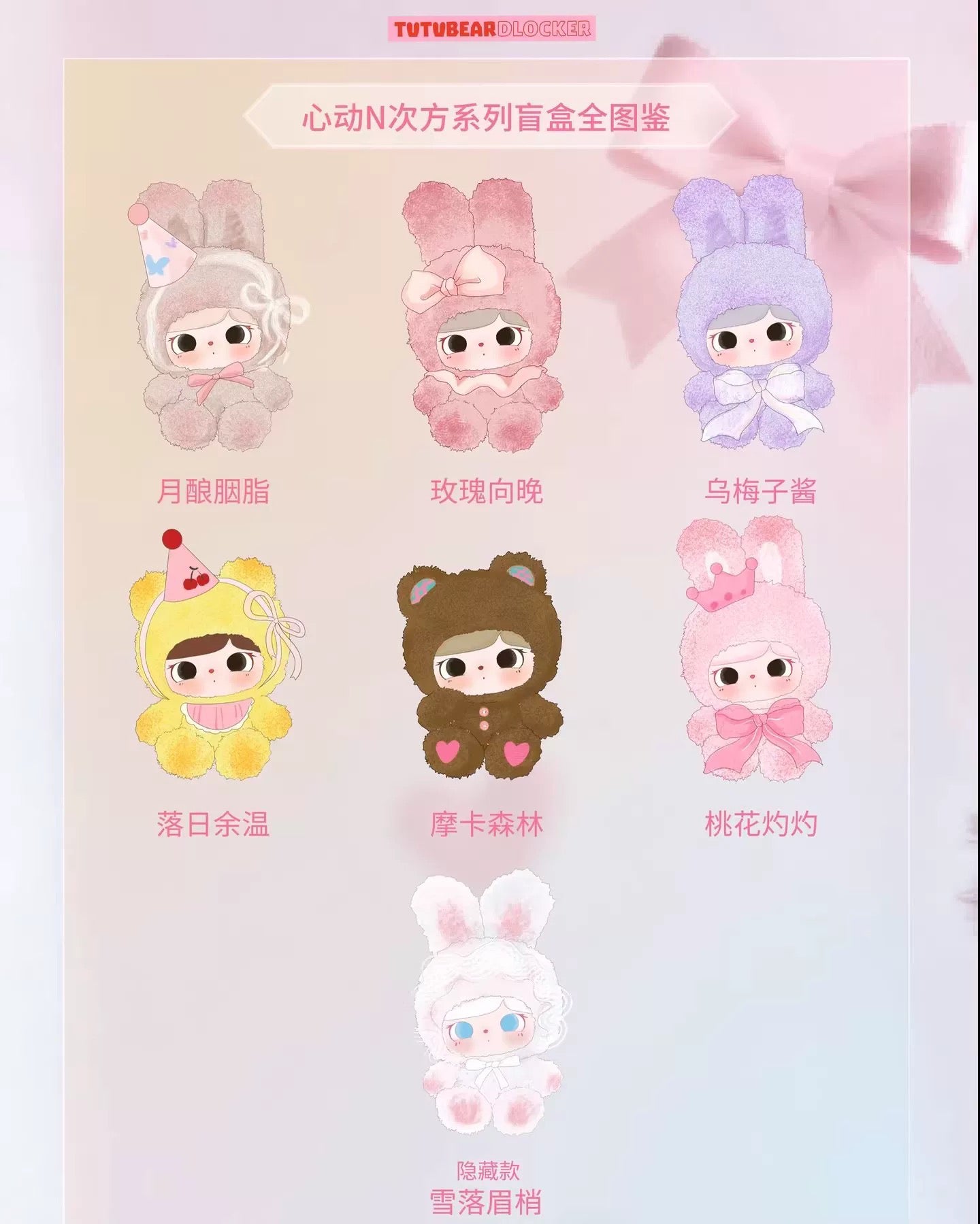 TUTU BEAR Heartbeatⁿ BLIND BOX Series Figures