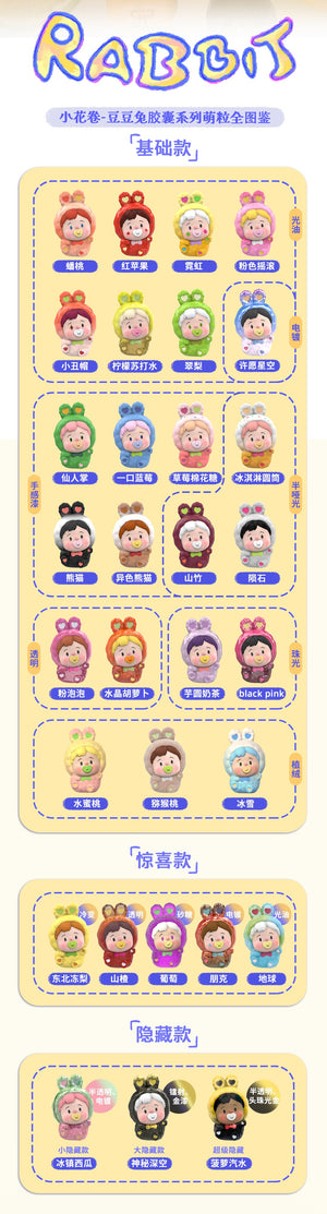 HANAMAKI Doudou Bunny 1.5 Blind Box Series Figures