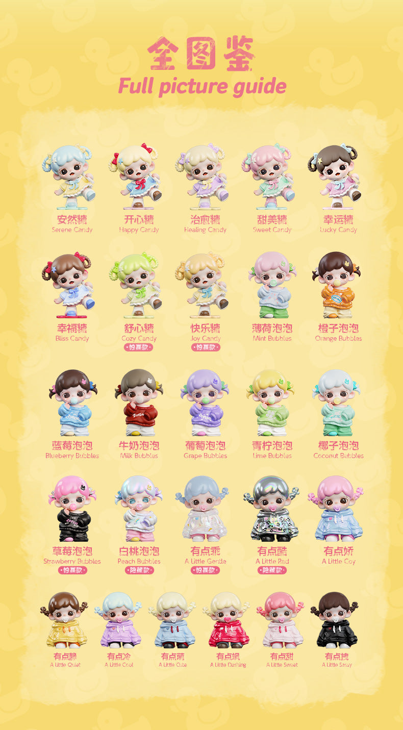 zoraa candy playtime Series Blind Box Figures