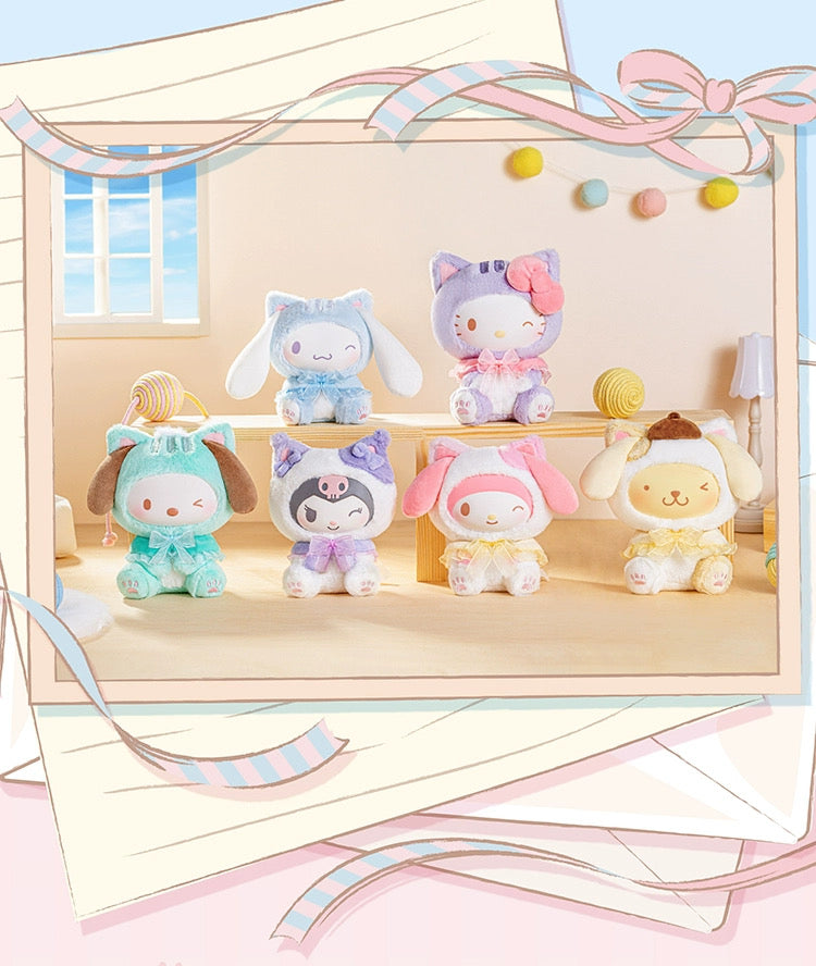 characters Play with Kittens Series Plush Pendant BLIND BOX Series Figures