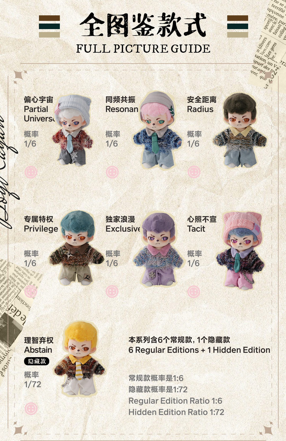 Rayan more than friends Series Plush Blind Box
