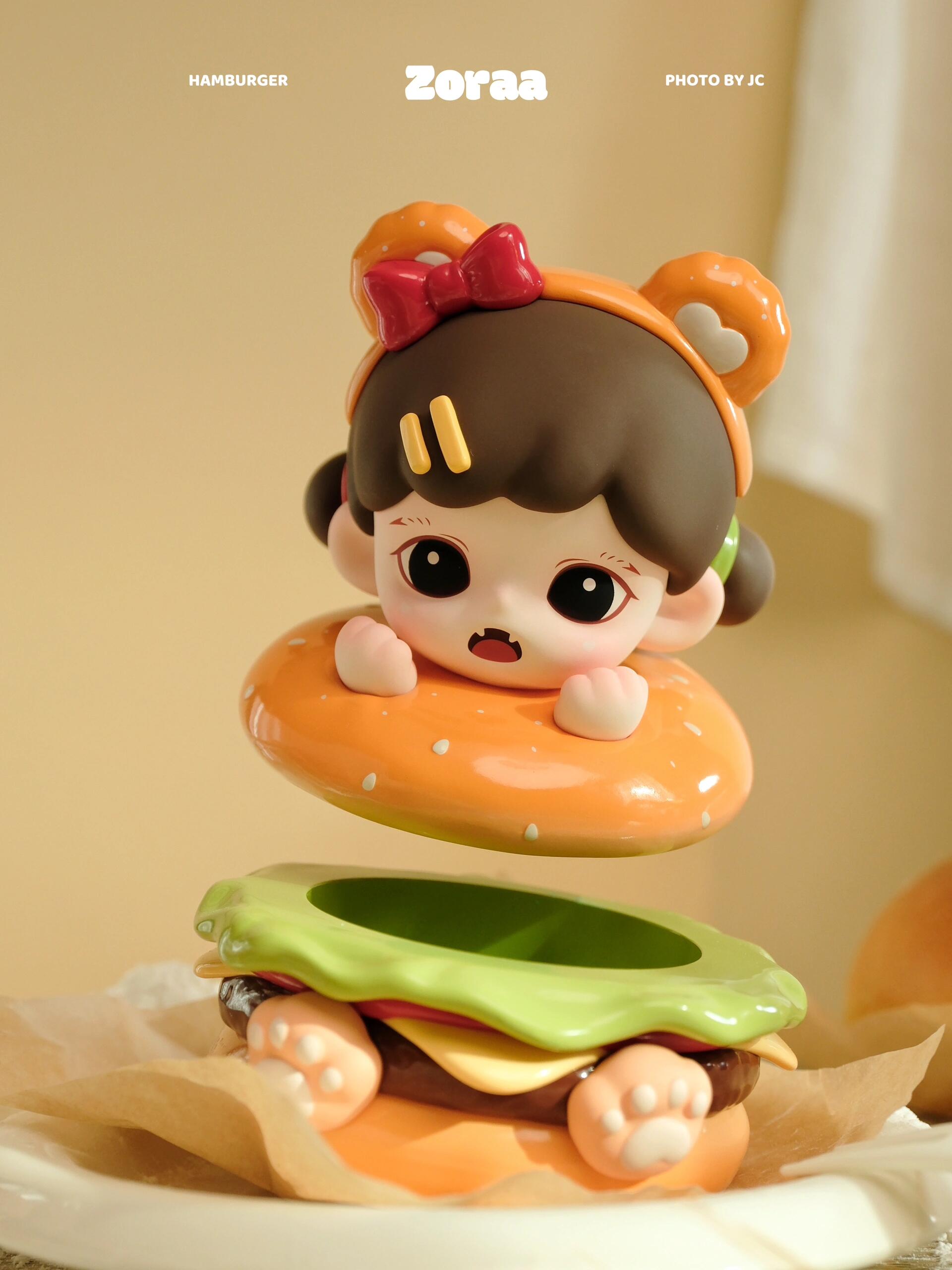 Zoraa HAMBURGER Series Figures