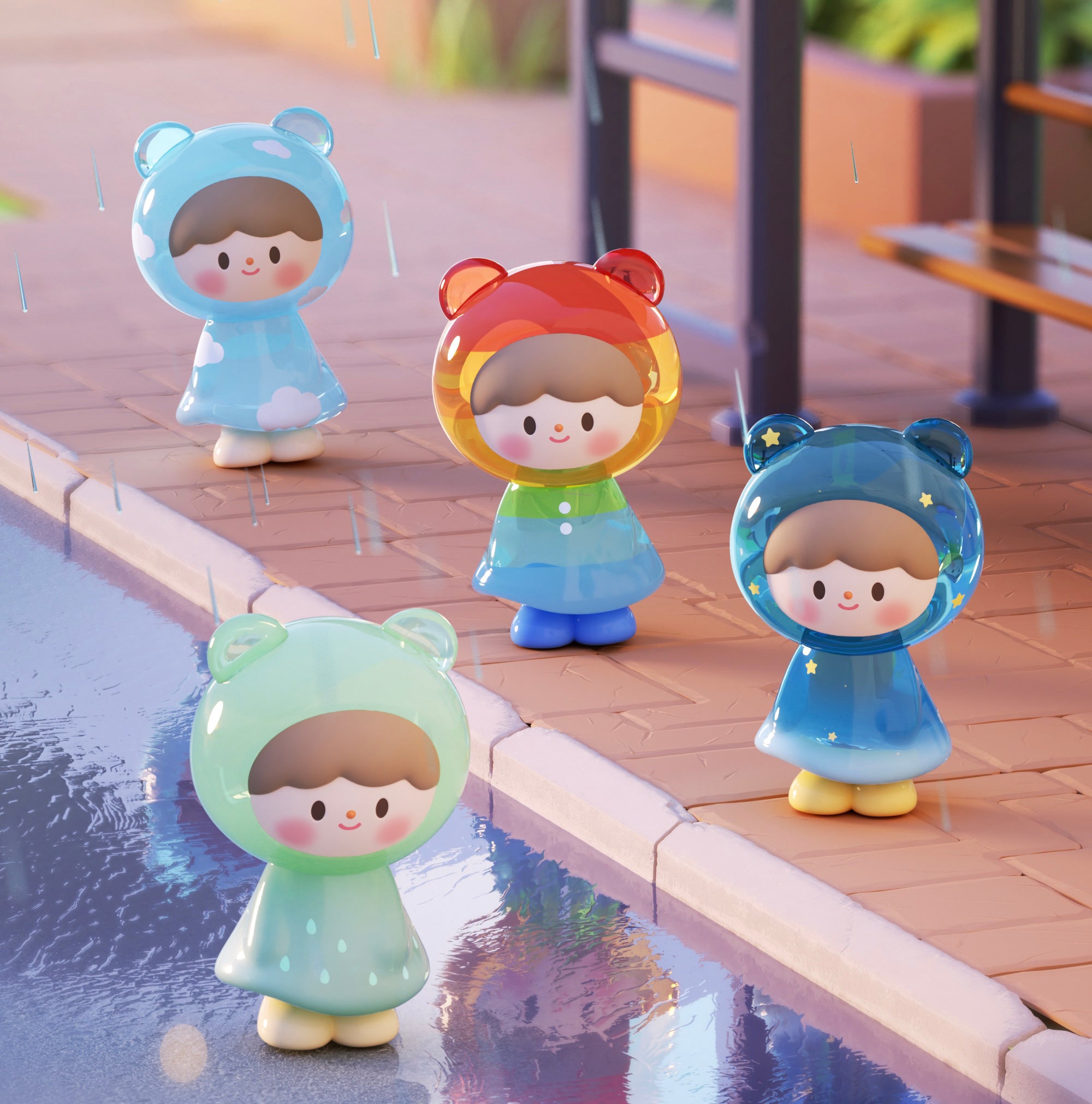 zZoton Joy In A Twist Series UliUli BLIND BOX Series Figures