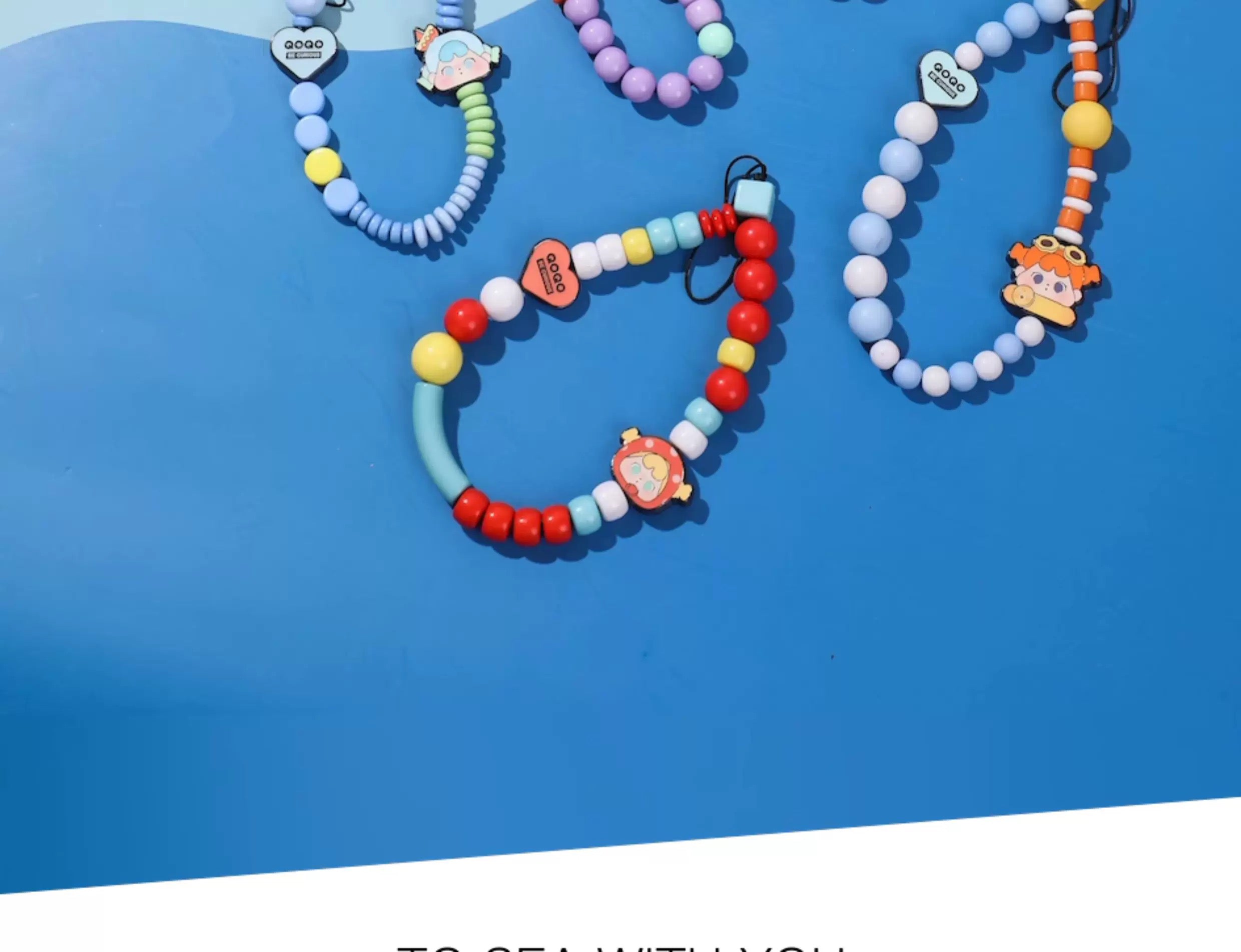 TO SEA with you Beaded pendant BLIND BOX Series Figures