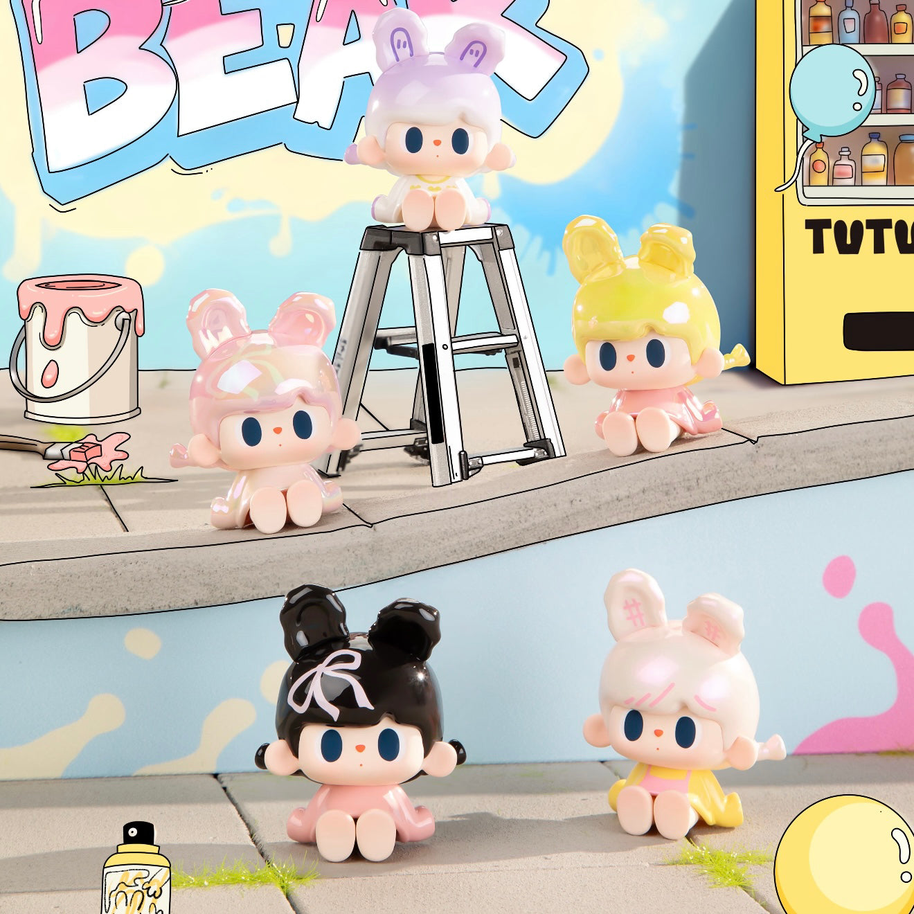 TUTU BEAR A gentle breeze series blind beans Series Figures