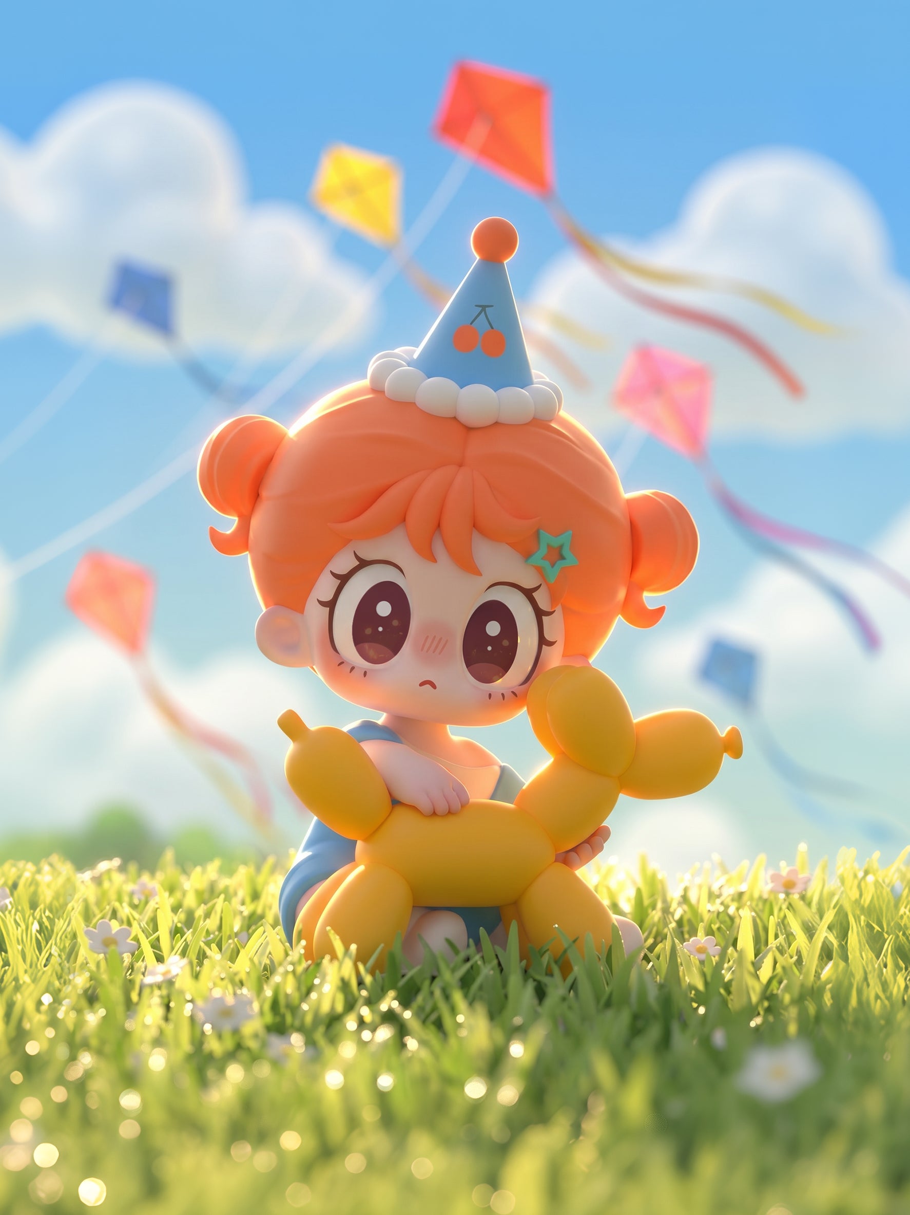 Baby Mila-Rainbow Puppy Party Series Blind Box Figures