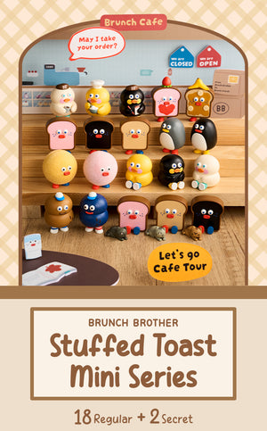 Brunch Brother-Stuffed Toast Mini BLIND BOX Series Figures