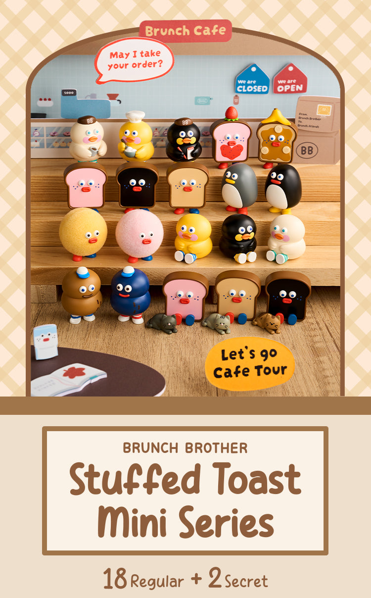 Brunch Brother-Stuffed Toast Mini BLIND BOX Series Figures