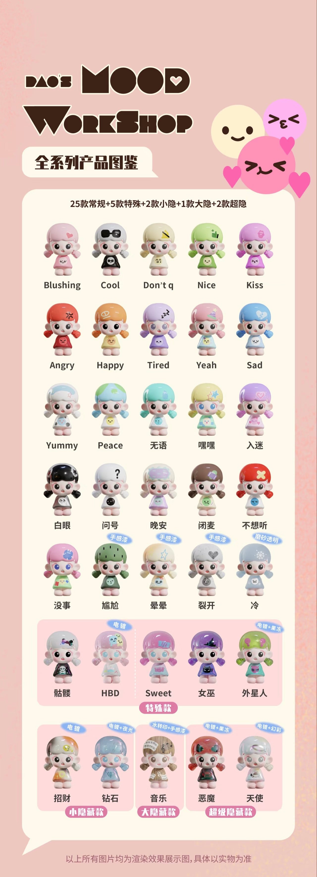 DaoDao's Mood Workshop BLIND BOX Series Figures