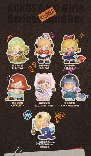 KOKOSA K.O.Girls Blind Box Series Figures