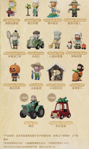 famer bob on the farm Series Blind Box Figures