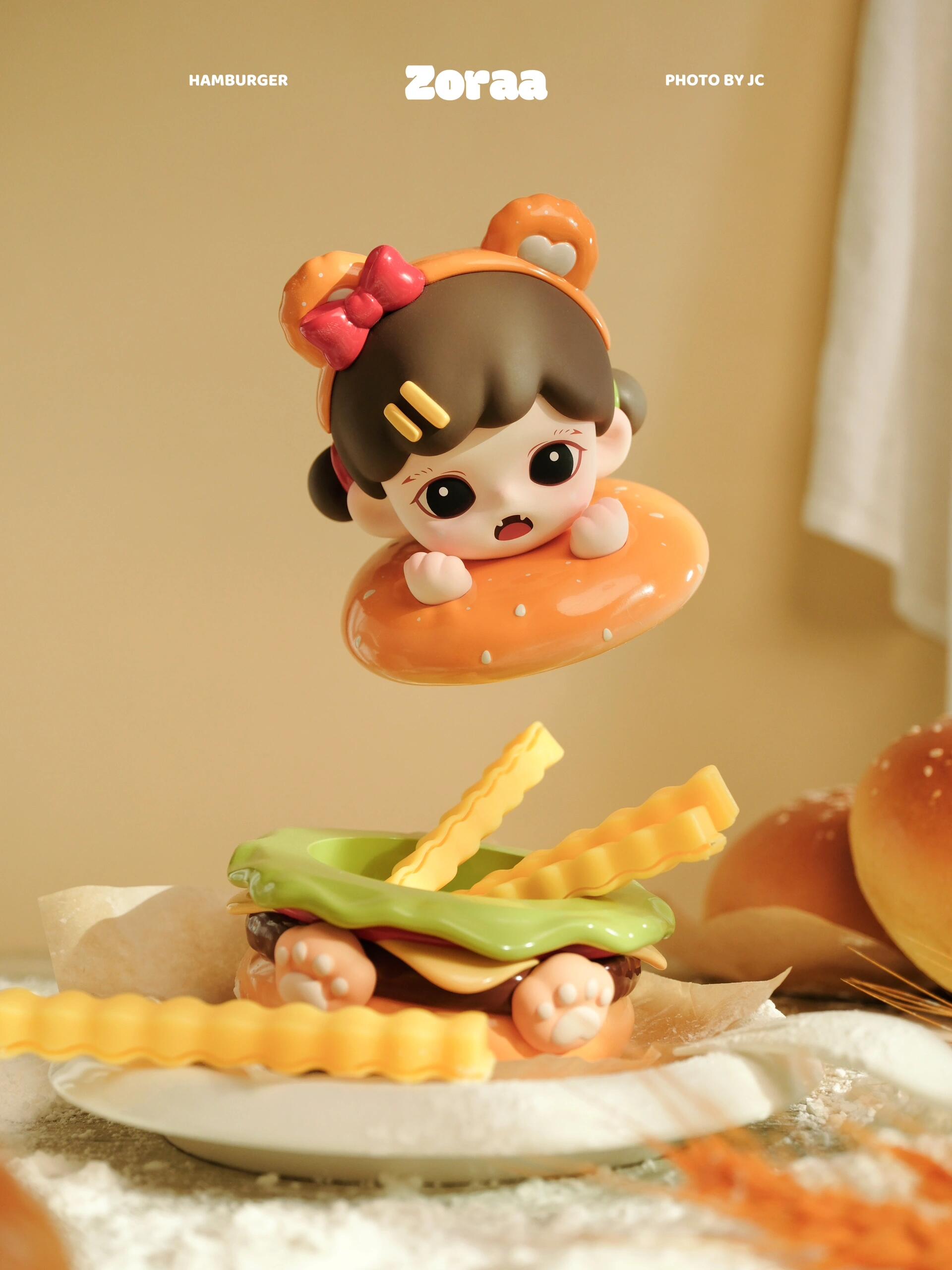 Zoraa HAMBURGER Series Figures