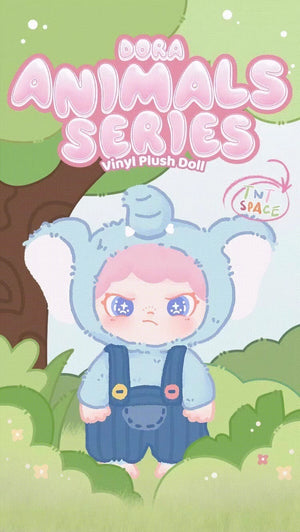 DORA Fuzzy Animal institute Series VINYL Plush BLIND BOX Series Figures