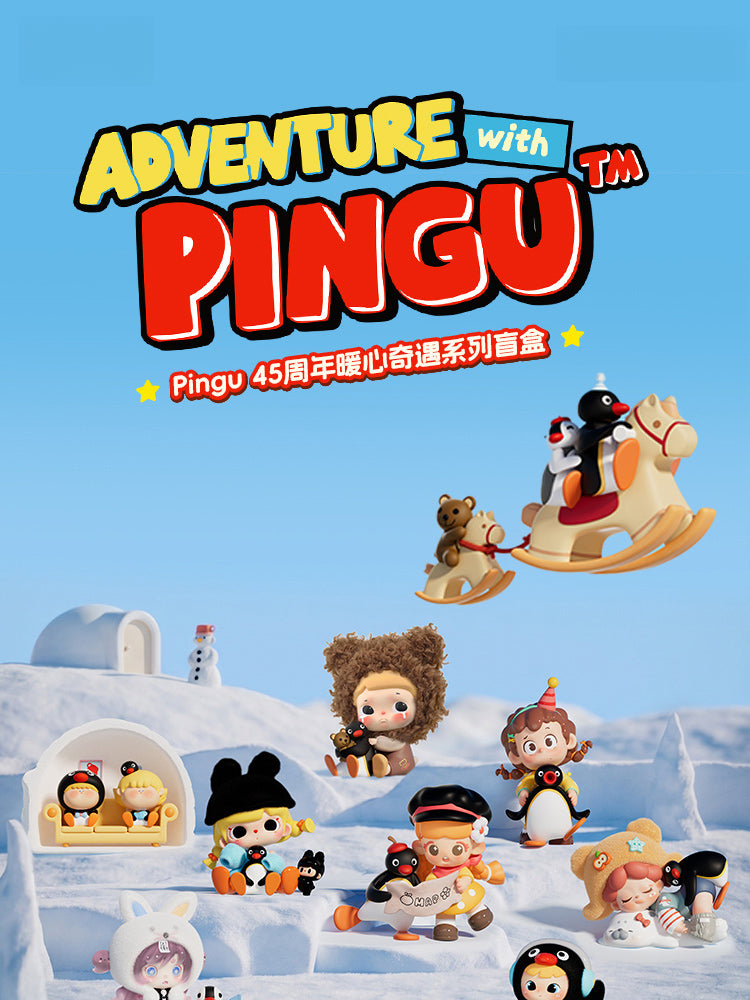 Pingu 45th Anniversary·Adventure with Pingu Series Blind Box Figures