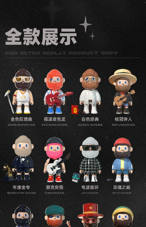 BOB retro：replay Series Blind Box Figures