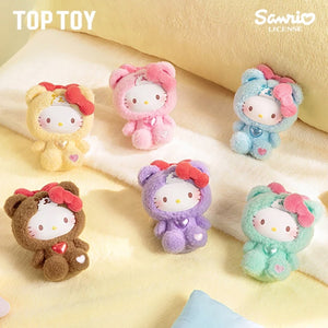 Teddy Pajamas Series Plush Pendant BLIND BOX Series Figures