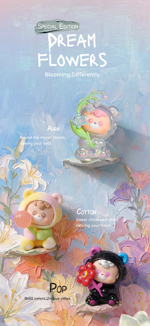 diudiu baby Flora Boom Series Blind Box Figures